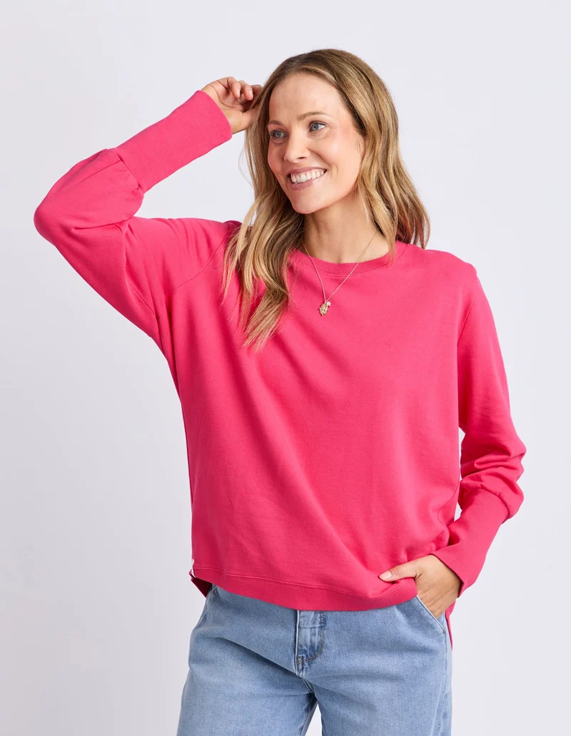 Divine crew dark pink