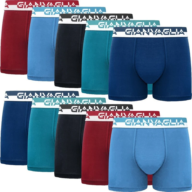 Storpack 10-pack Kalsonger - Solida Boxershorts