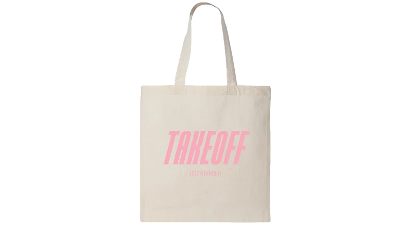 Takeoff Pink Tote Bag