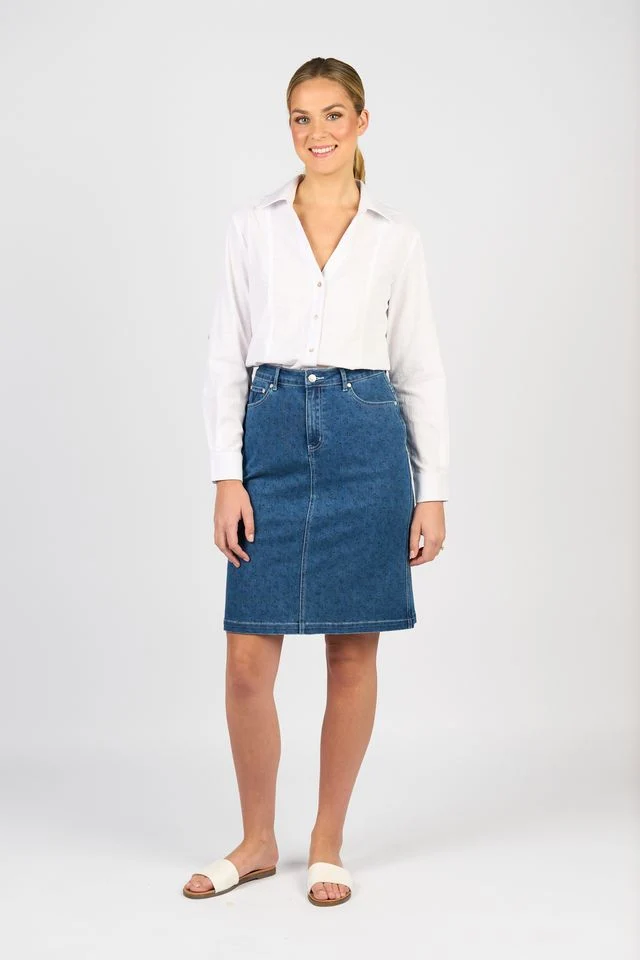 Vassalli Denim Skirt - Kansas
