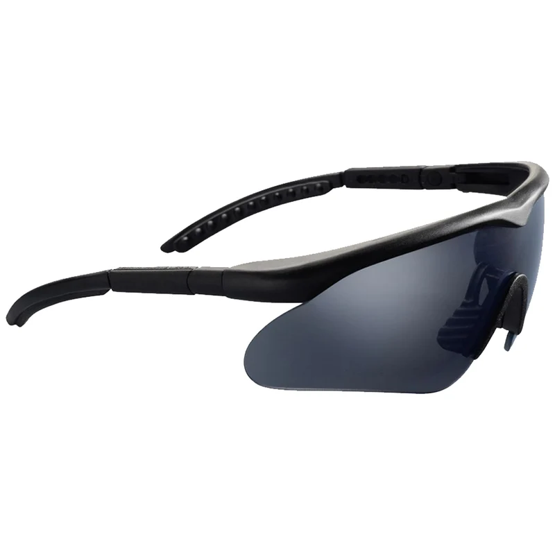 Swiss Eye Raptor Tactical Glasses Black Frame - Smoke + Orange + Clear