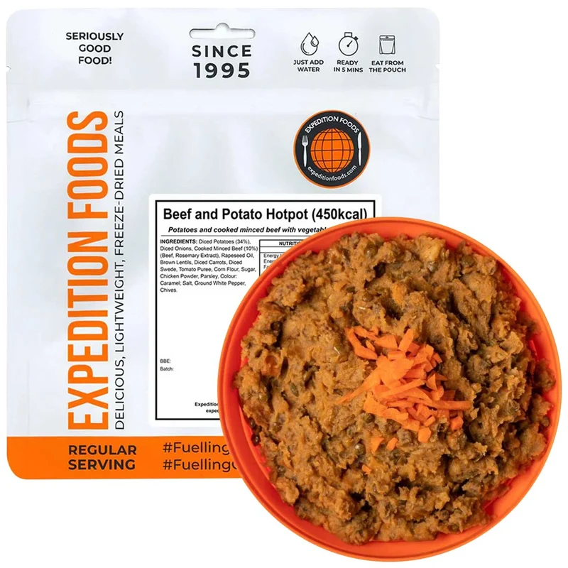 Expedition Foods Freeze-Dried Meal Beef & Potato Hotpot 450kcal