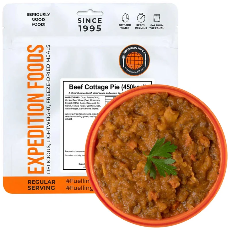 Expedition Foods Freeze-Dried Meal Beef Cottage Pie 450kcal