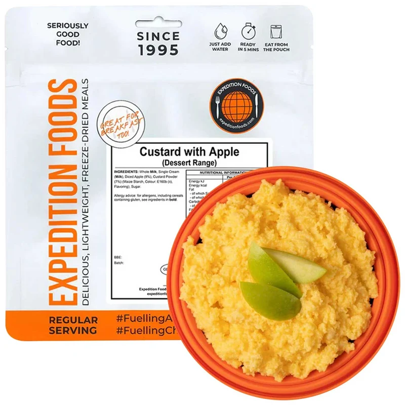 Expedition Foods Freeze-Dried Meal Custard with Apple 450kcal