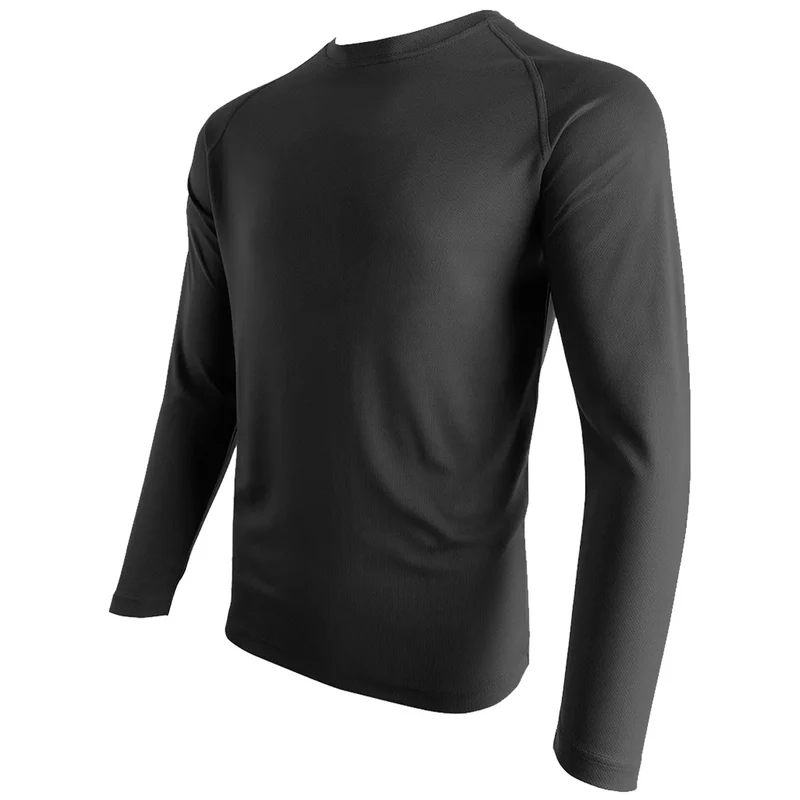 Highlander Quick Dry Long Sleeved T-Shirt Black