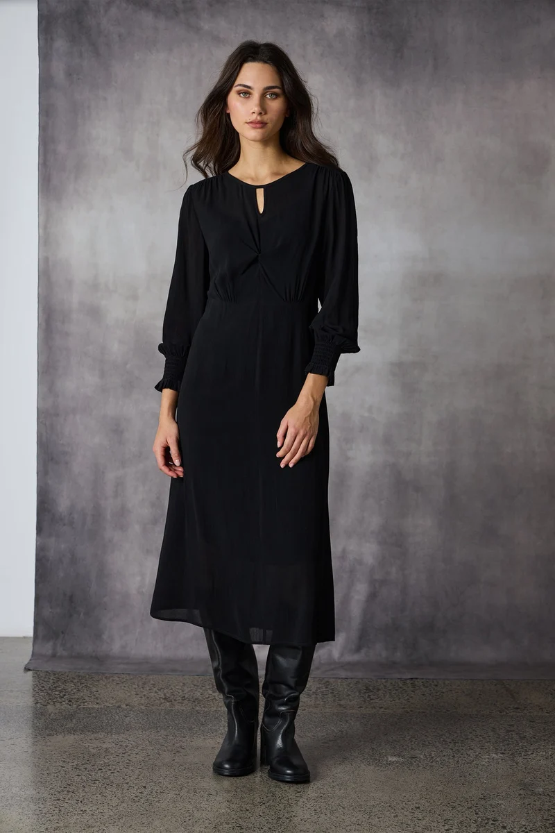 Shadow dress black