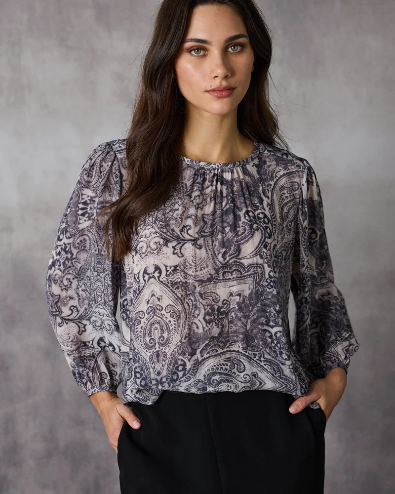 Alba Print Top