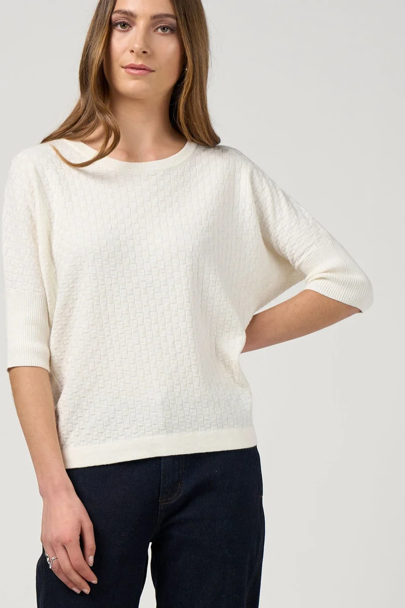 Switchboard tee winter white