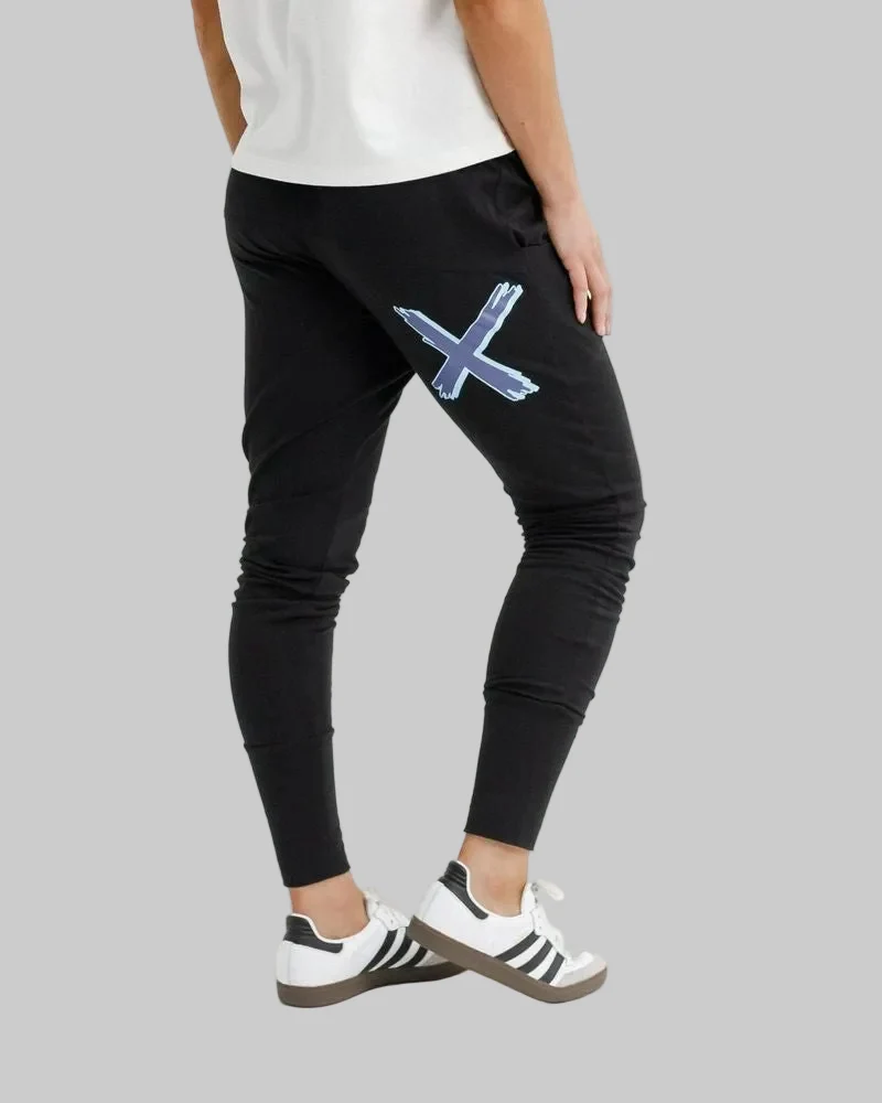 Apartment pants black marine blue X