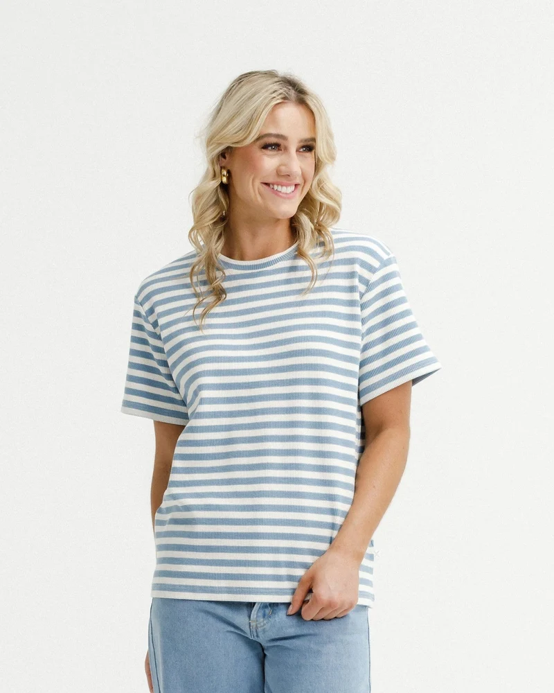 Chris Tee Sky Blue stripe