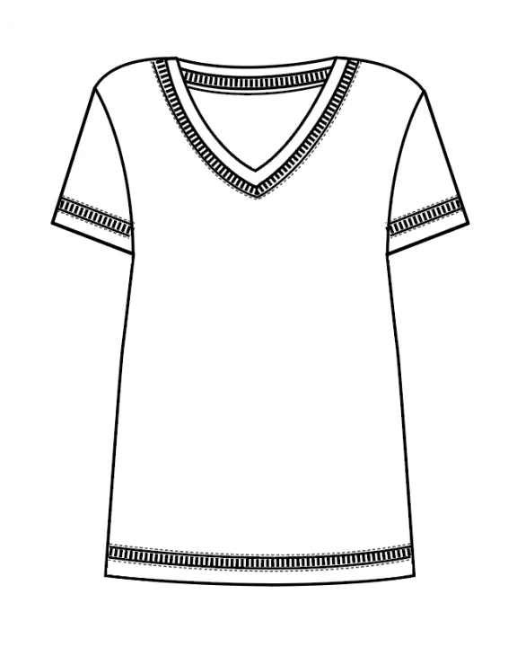 Victoria S/S tee Black