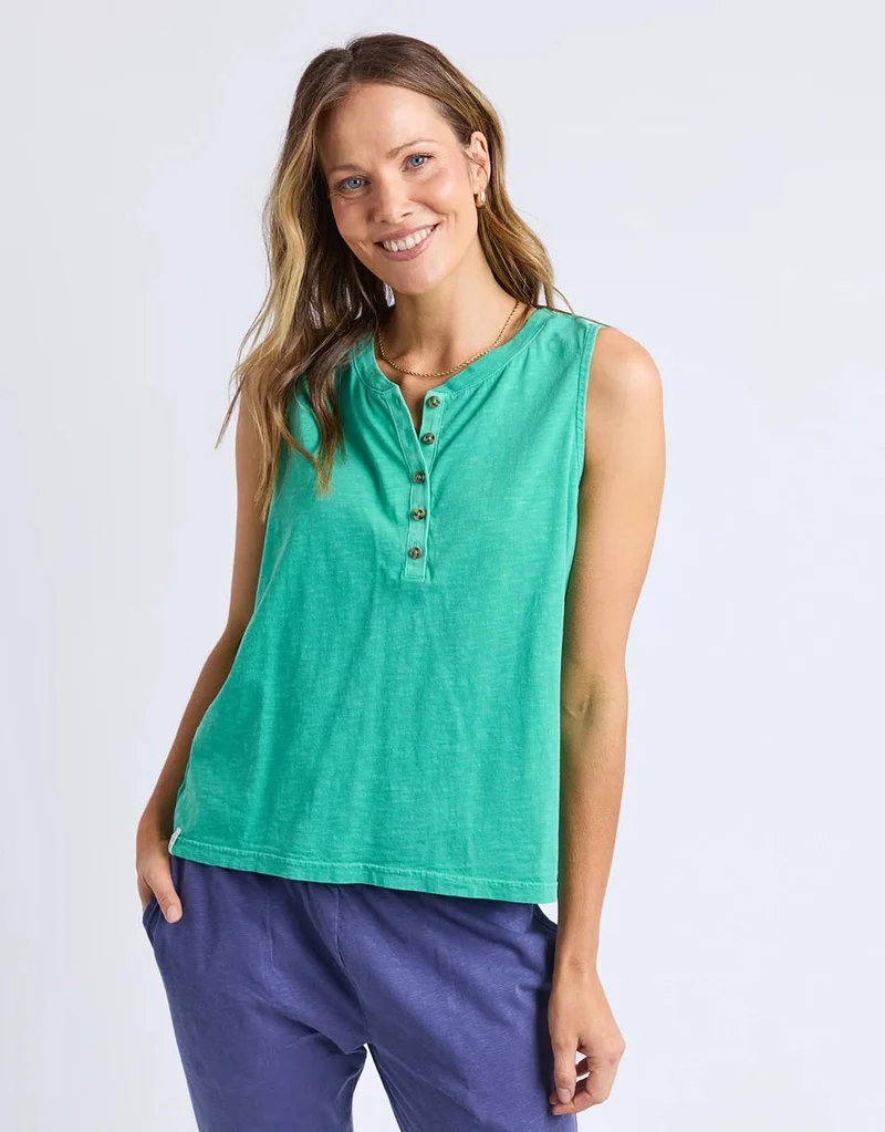 Elysian Tank Gumdrop Green