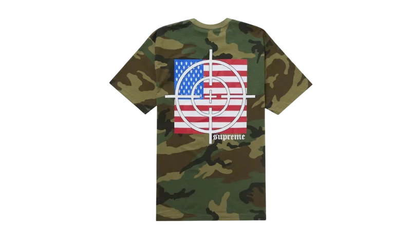 Supreme Target Tee Woodland Camo