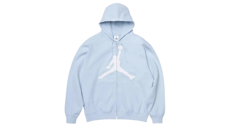 Supreme x Jordan Hooded Sweatshirt Blue