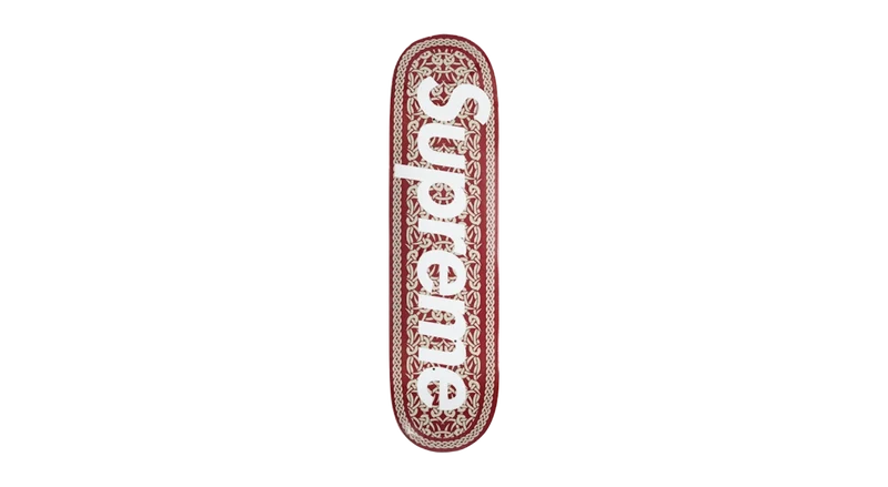 Supreme Celtic Knot Skateboard Deck Red