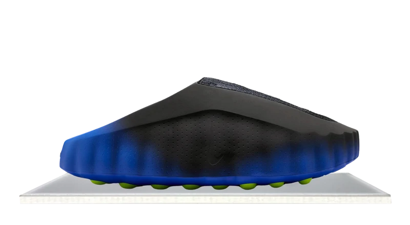 Nike Mind 001 Flyknit Slide Hyper Royal Black
