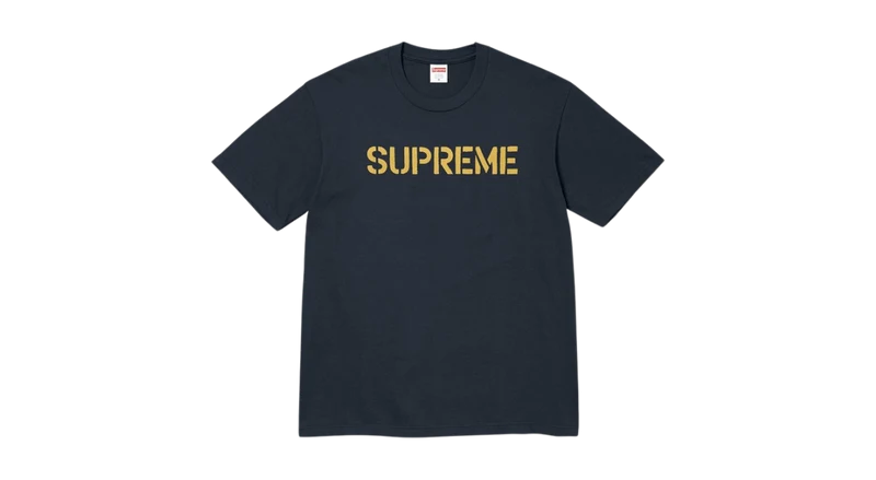 Supreme Hard Tee Navy