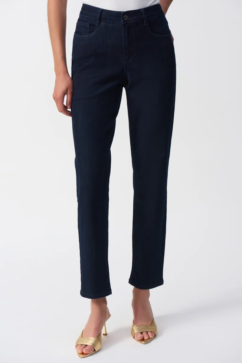 Joseph Ribkoff Gia Classic Fit Stretch Jeans 251966 - Dark Denim Blue