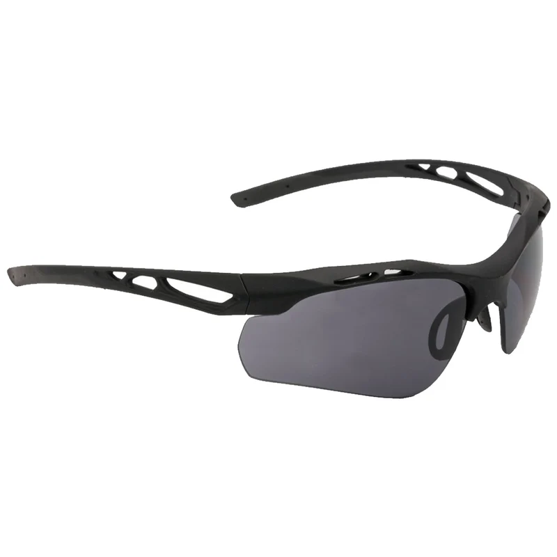 Swiss Eye Attac Tactical Glasses Black Frame - Smoke + Orange + Clear