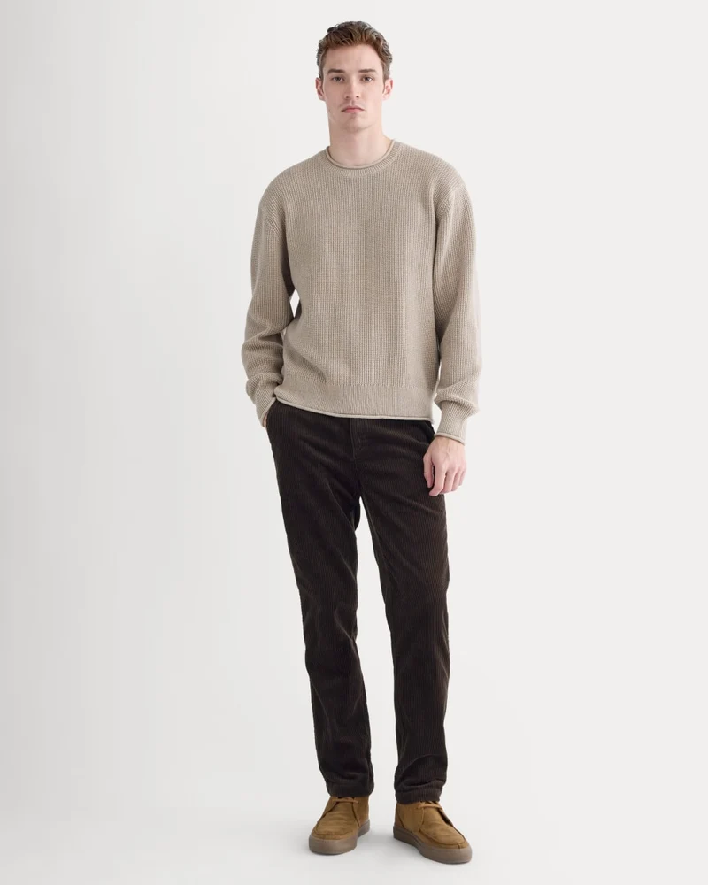 Wide Wale Corduroy Trouser | Dark Chocolate