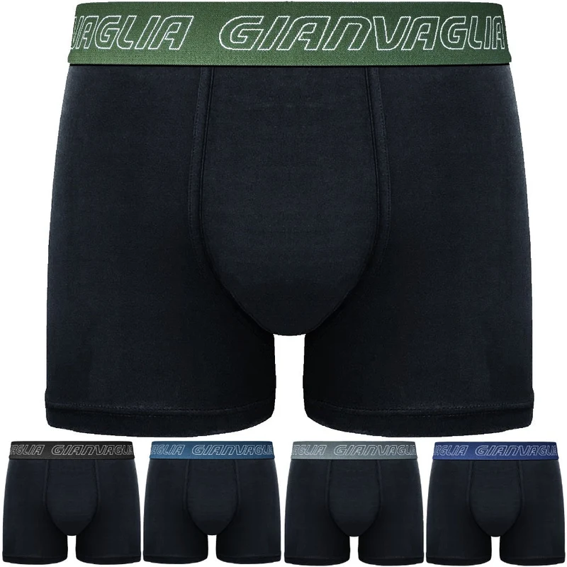 10-Pack svarta Kalsonger - Herr Boxershorts