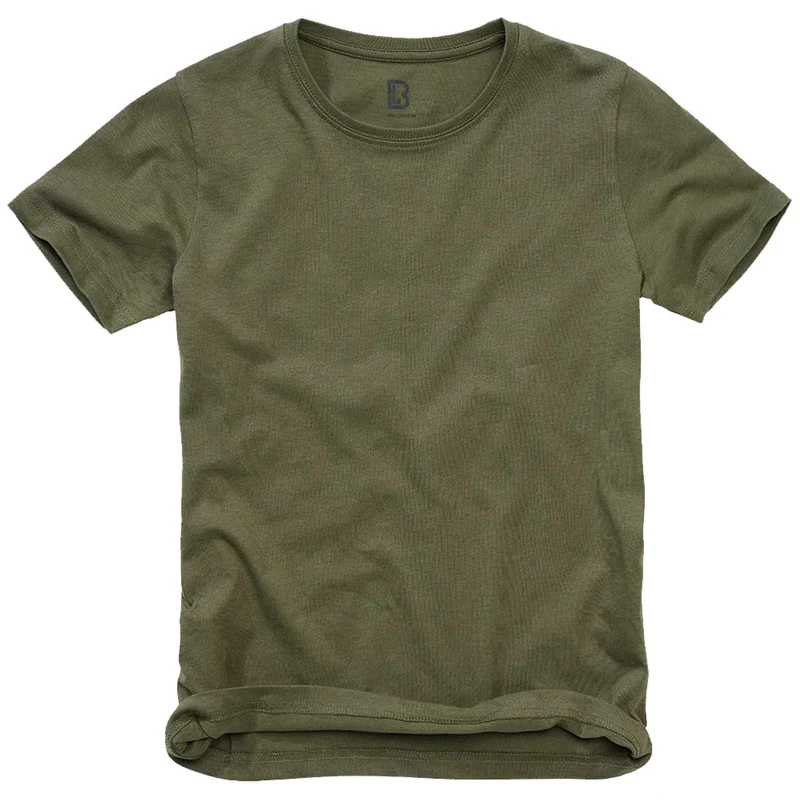 Brandit Kids Cotton T-Shirt Olive Green