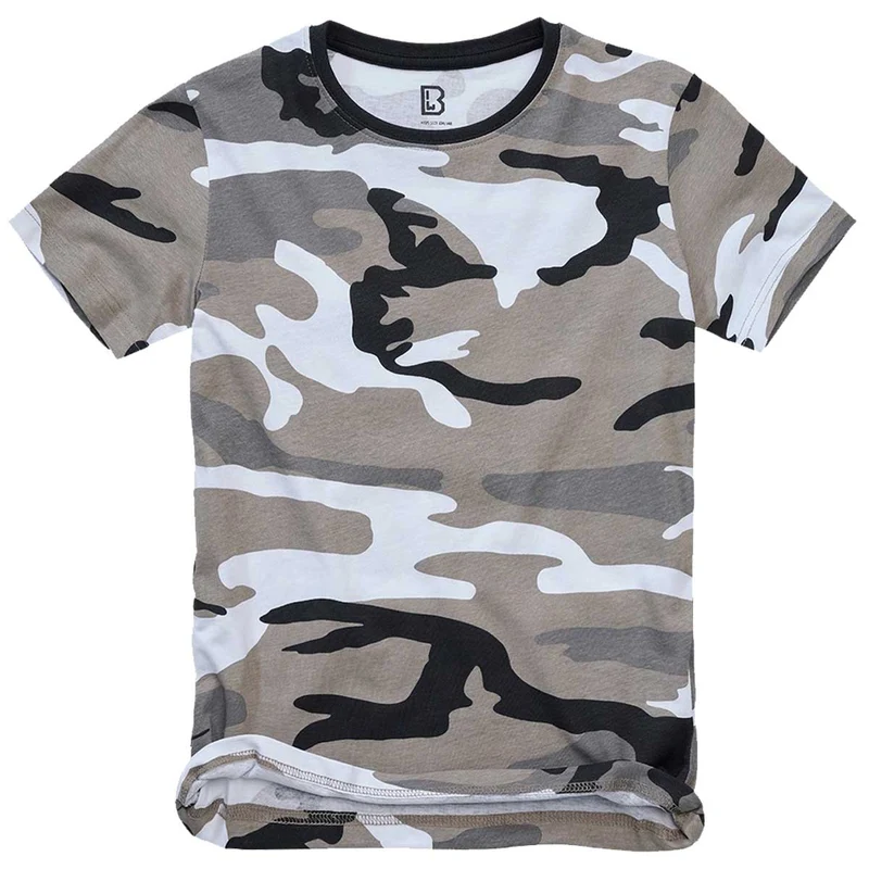 Brandit Kids Cotton T-Shirt Urban Camo