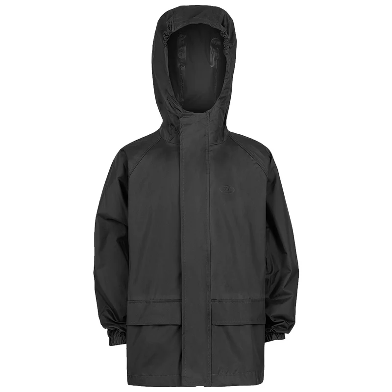 Highlander Kids Waterproof Stormguard Jacket Black