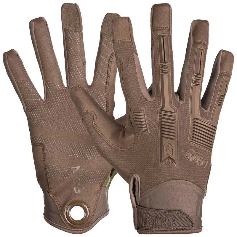 MoG Target High Abrasion Ergoshield Tactical Gloves Coyote Brown