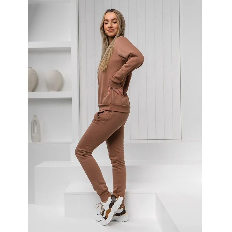 Beige Mjukisdress - Träningsoverall Dam - Utförsäljning