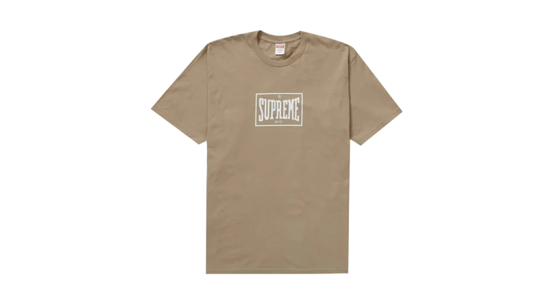 Supreme Warm Up Tee Khaki
