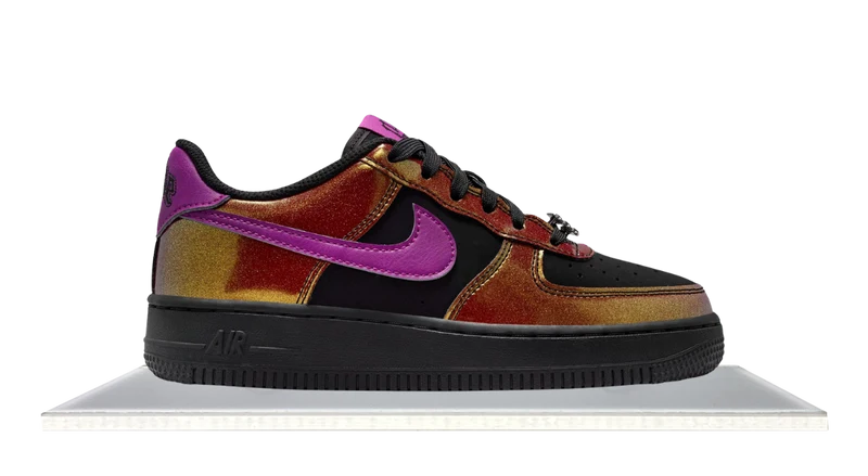 Air Force 1 Low Glam Rock Black Bold Berry