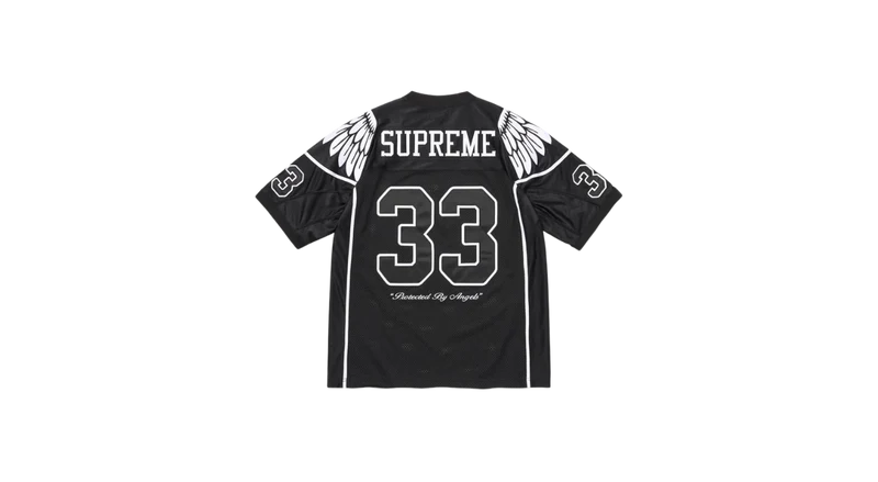 Supreme Wings Football Jersey Black