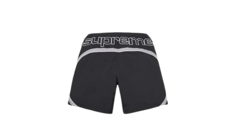 Supreme Paneled Water Short Black