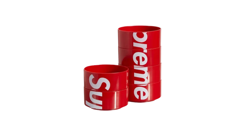 Supreme Heller Bowls Set of 6 Red