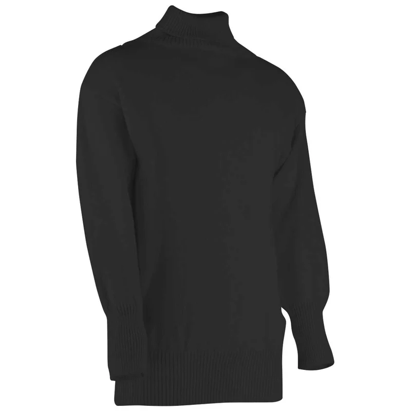 Royal Navy Submariner Jumper Black - 100% British Wool