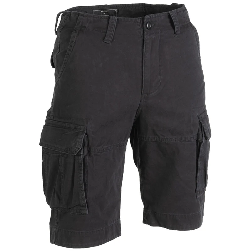 Mil-Tec Vintage Shorts Prewashed Black