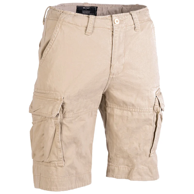 Mil-Tec Vintage Shorts Prewashed Khaki