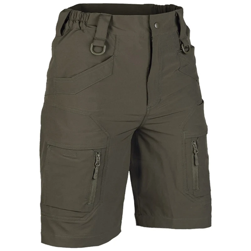 Mil-Tec Stretch Assault Shorts Ranger Green