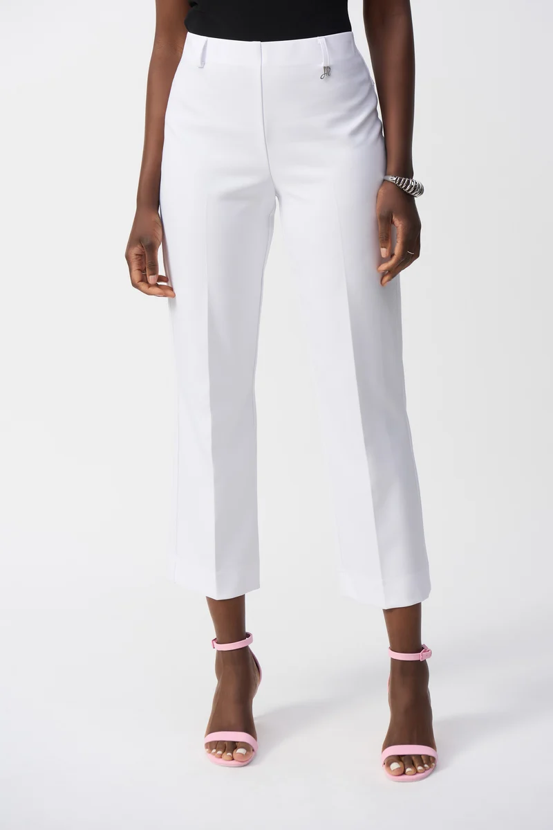 Joseph Ribkoff Straight Pull-On Pants 251067 - Off White