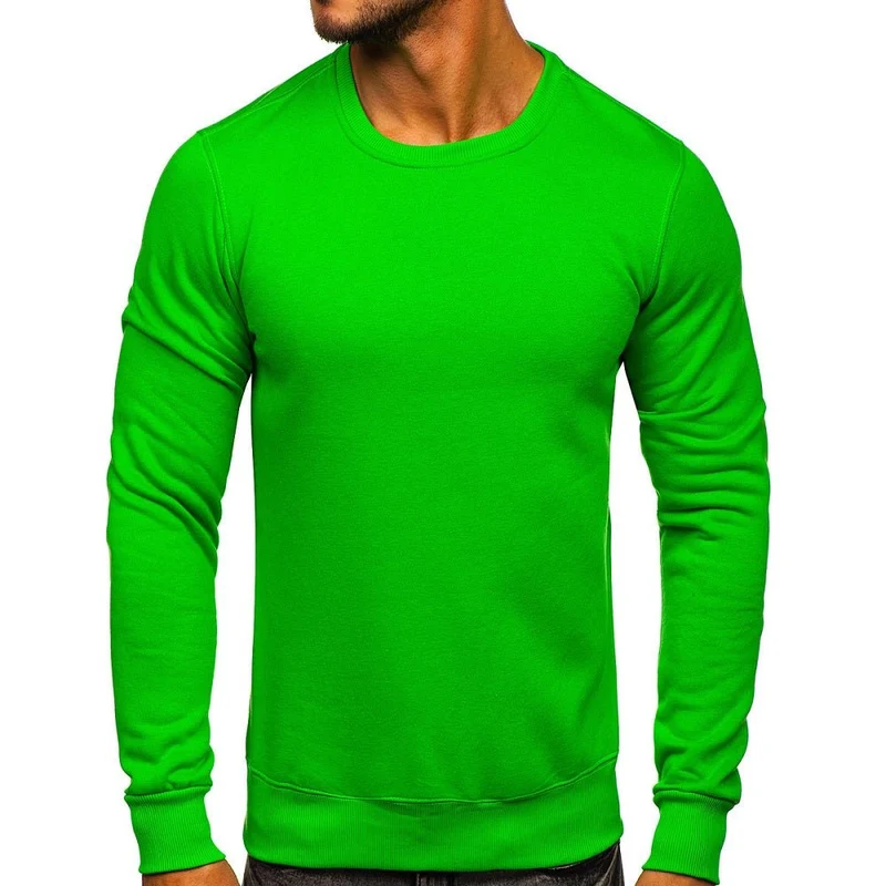 Herrtröja solid - Sweatshirt grön