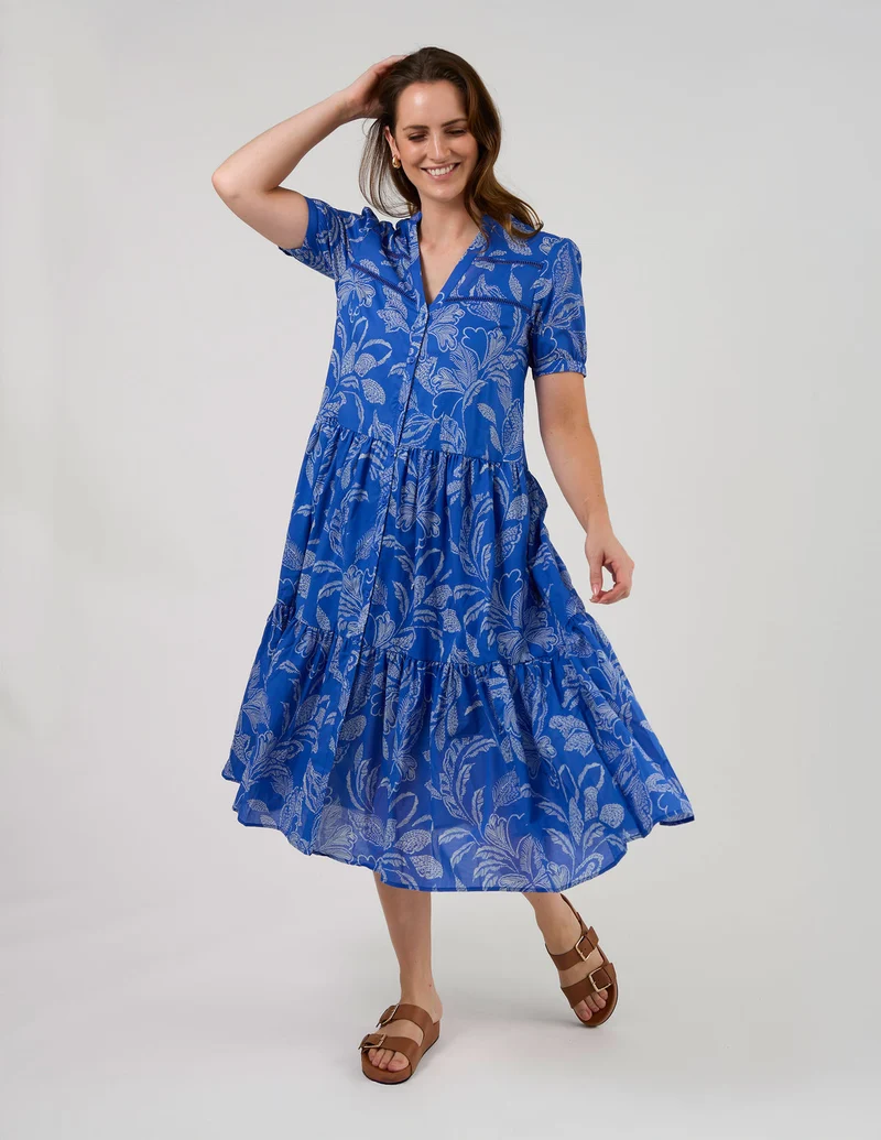 Maxine dress corfu cobalt (Last one size 8)
