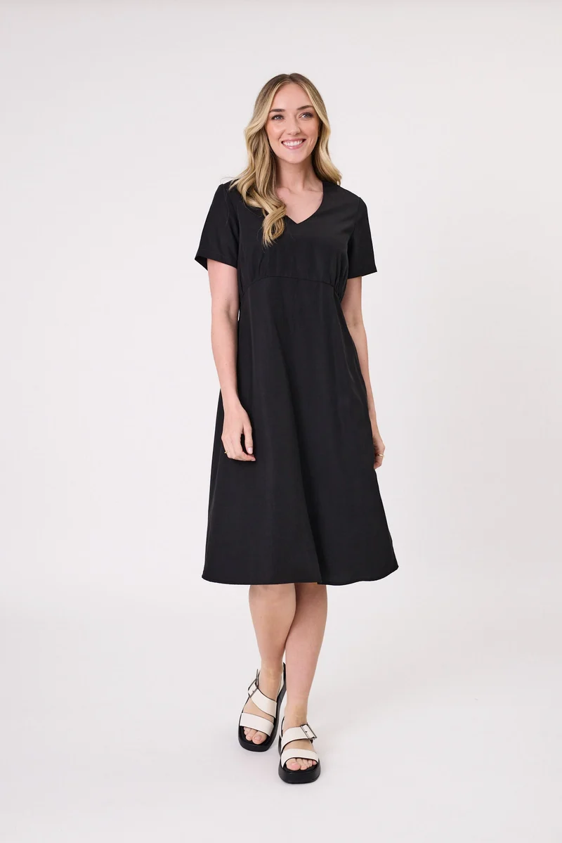 Emillia dress black (Last one size 12)