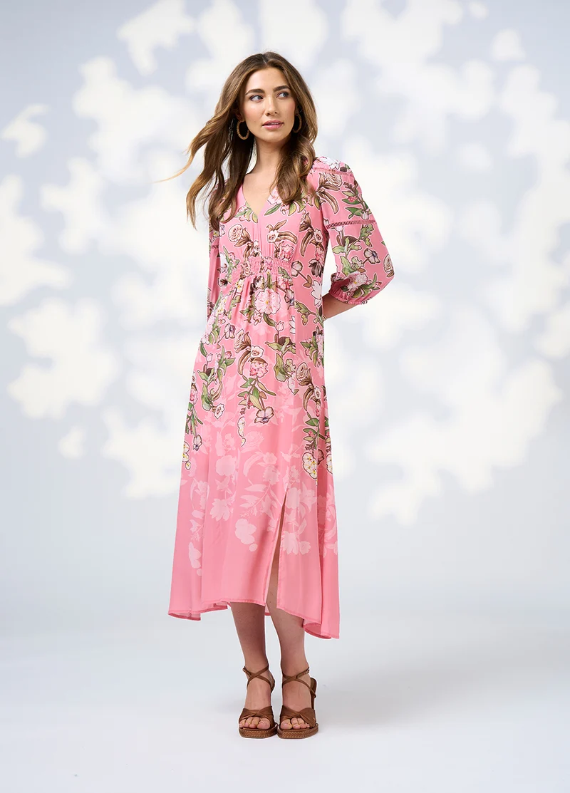 Maeve Midi dress lemonade multi (Last one size 8)