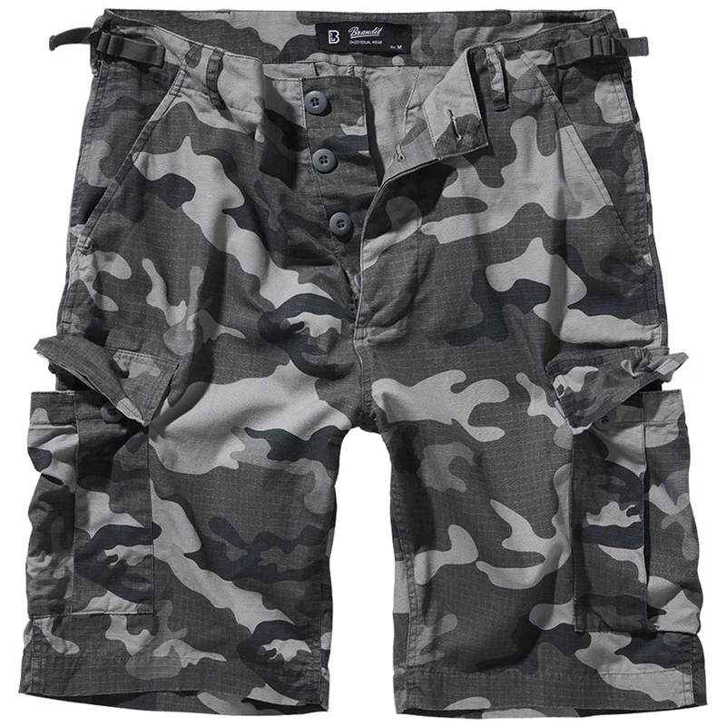 Brandit BDU Ripstop Shorts Grey Camo