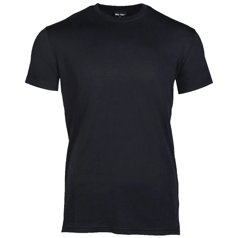 Mil-Tec US Style Cotton T-Shirt Black