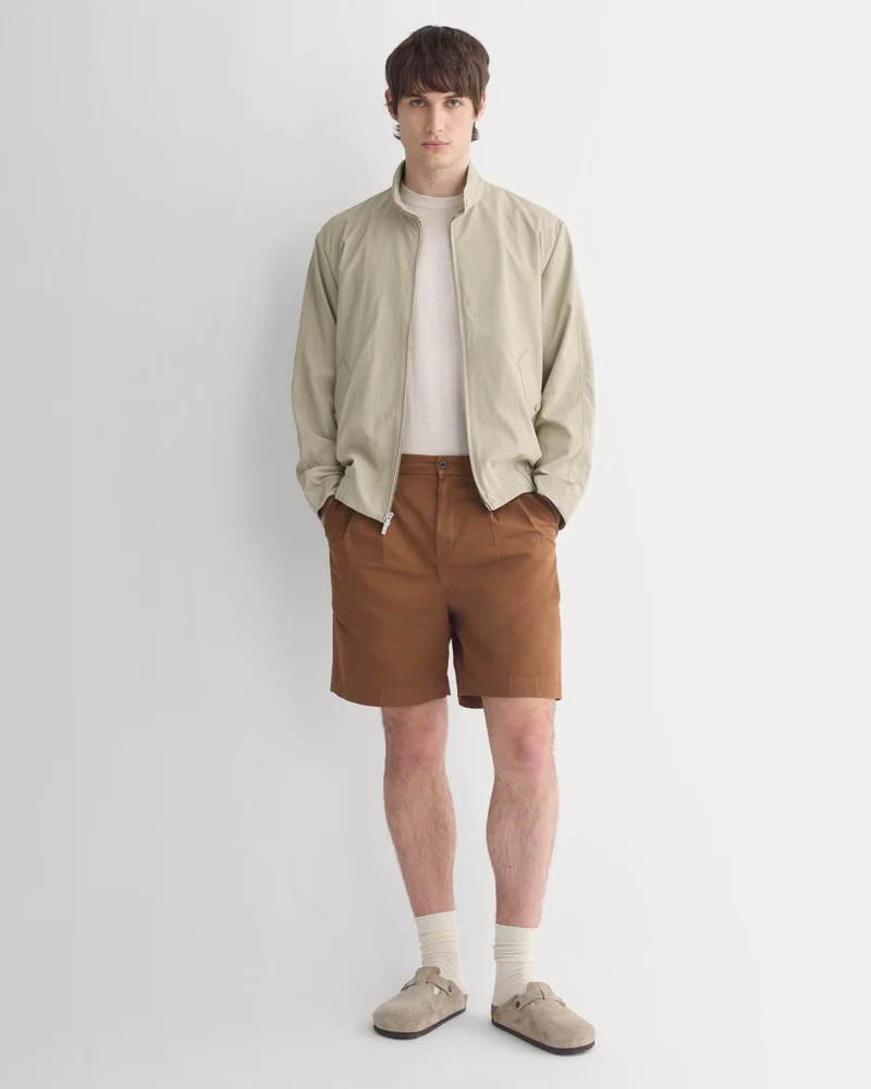 Pleated Easy Short | Toffee