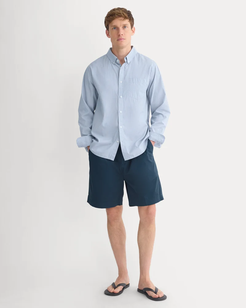 Pleated Easy Short | Midnight Navy