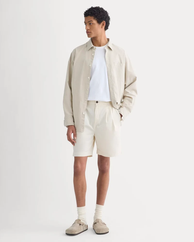 Pleated Easy Short | Birch