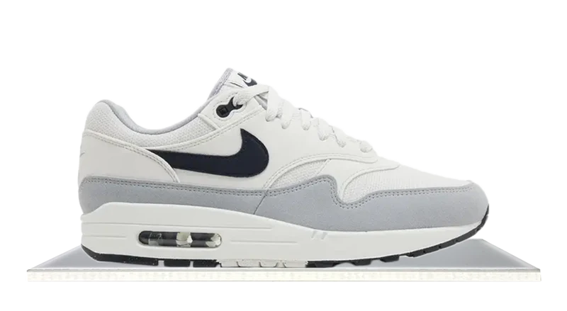 Air Max 1 Platinum Tint Dark Obsidian